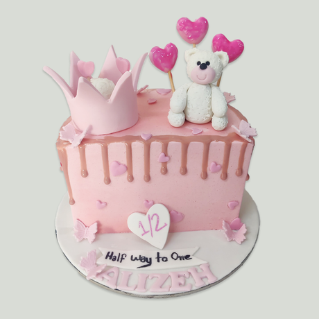 Crown Drip Half Cake - Crave by Leena