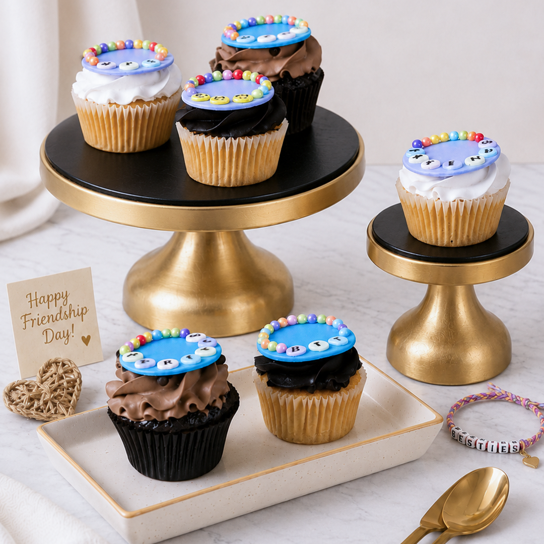 Assorted Friendship Band Cupcakes (box of 6)