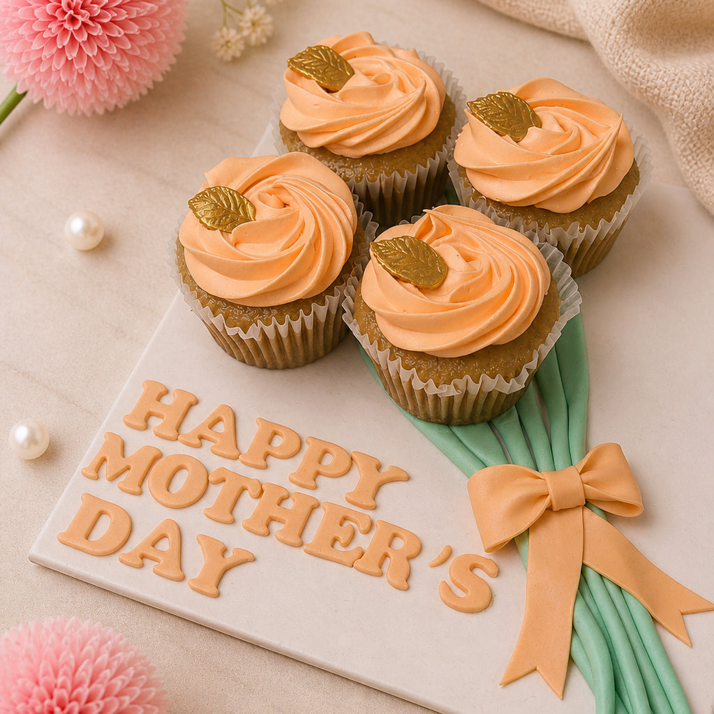 Mother's Day Cupcakes Bouquet (box of 4)