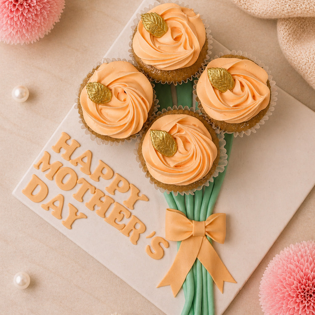 Mother's Day Cupcakes Bouquet (box of 4)