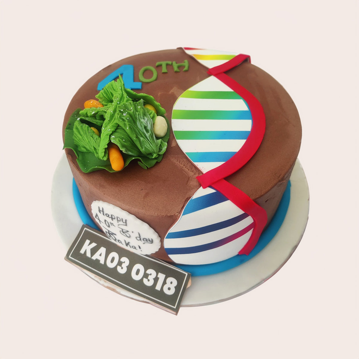 DNA and Vegetables Cake - Quirky Vegan Treats for Science Lovers ...