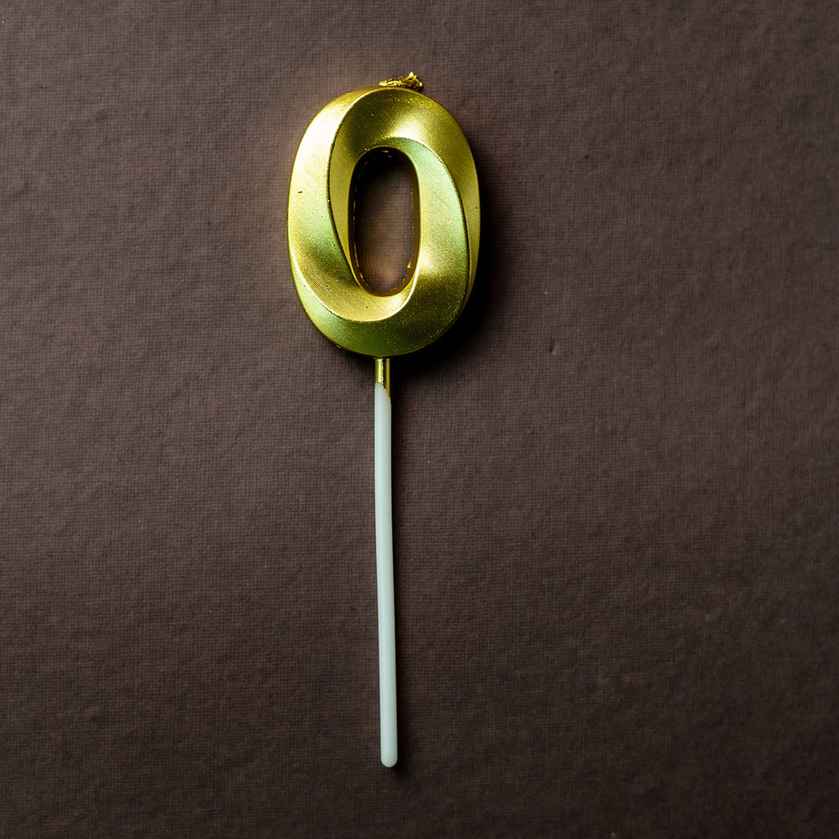 Gold Number "0" Birthday Candle - Crave by Leena