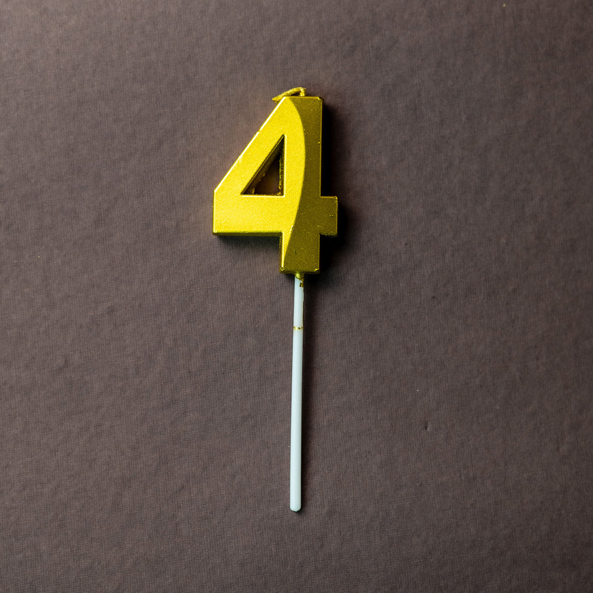 Gold Number "4" Birthday Candle - Crave by Leena