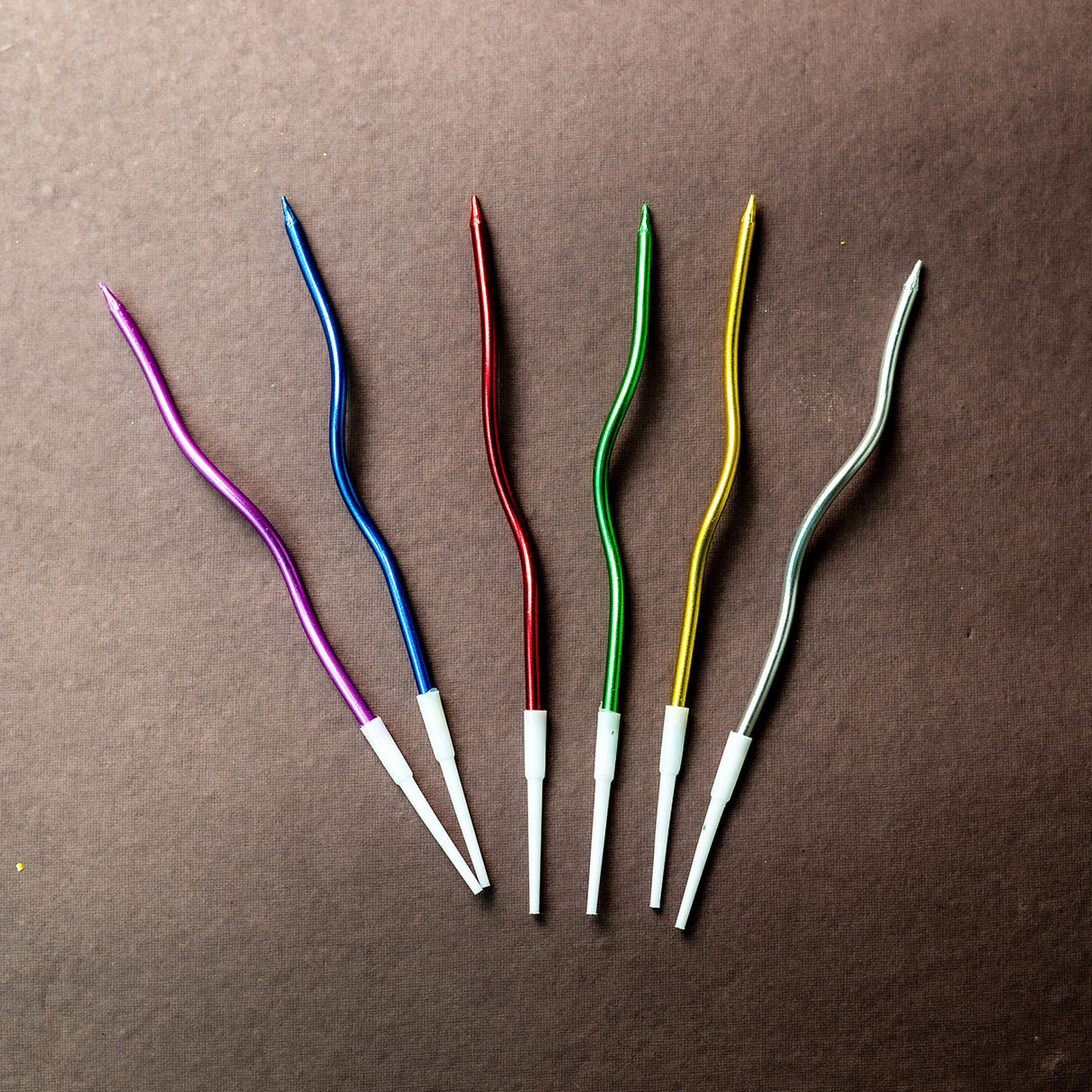 Colourful Spiral Birthday Candles (6 Pcs) - Crave by Leena