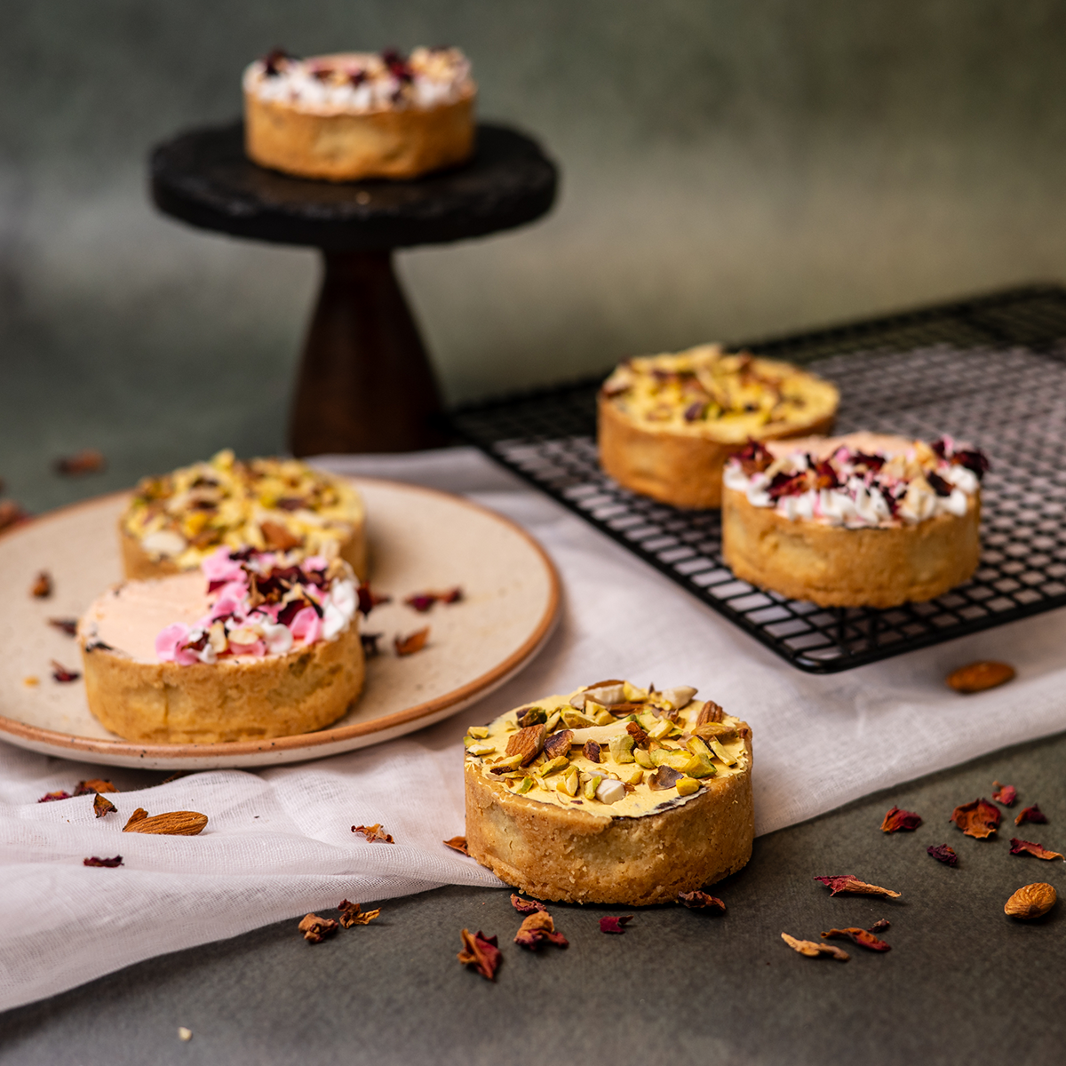Rooh Afza and Thandai Fusion Tarts (box of 6)