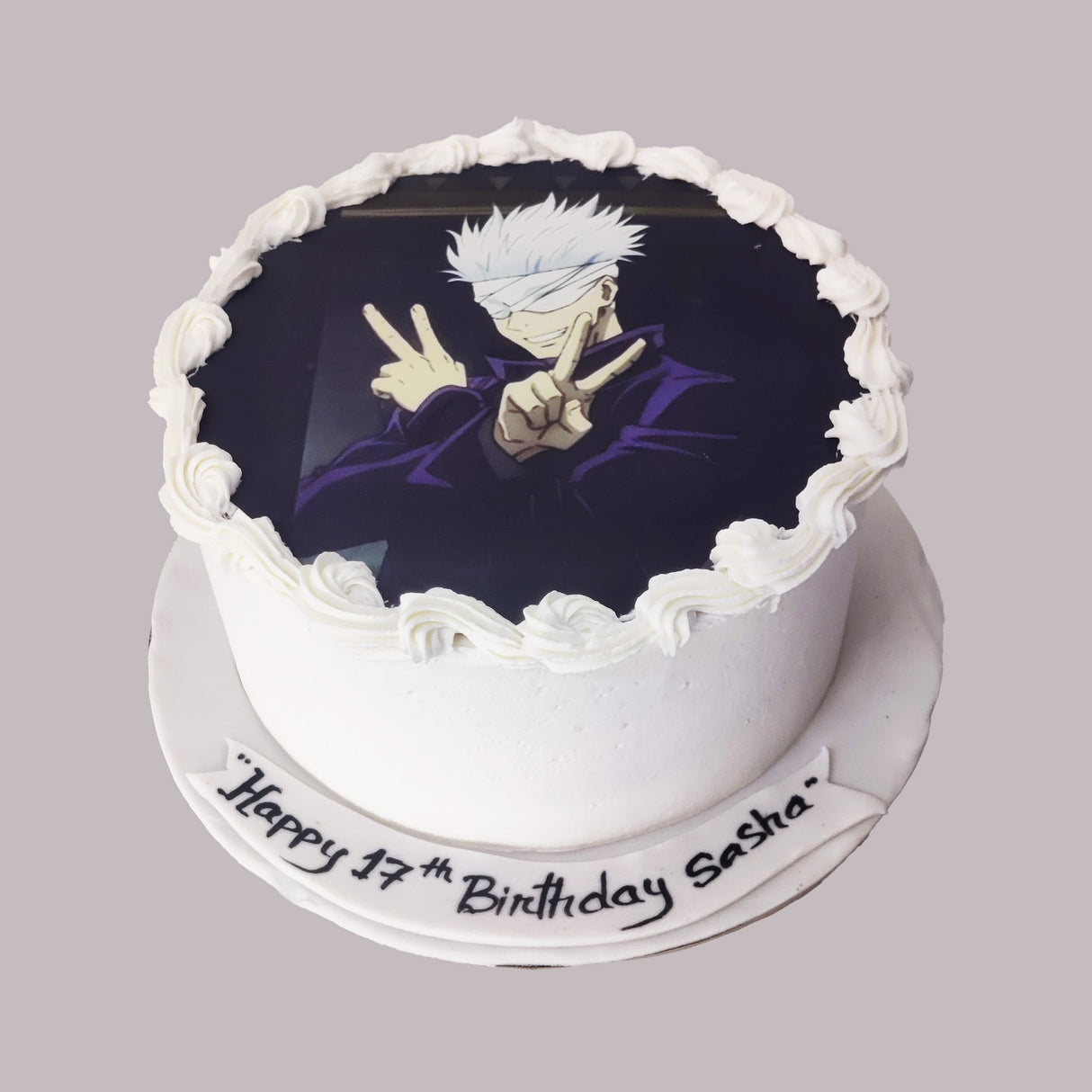 Edible Print Gojo cake - Crave by Leena