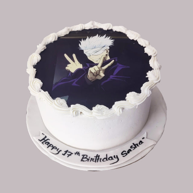 Edible Print Gojo cake - Crave by Leena