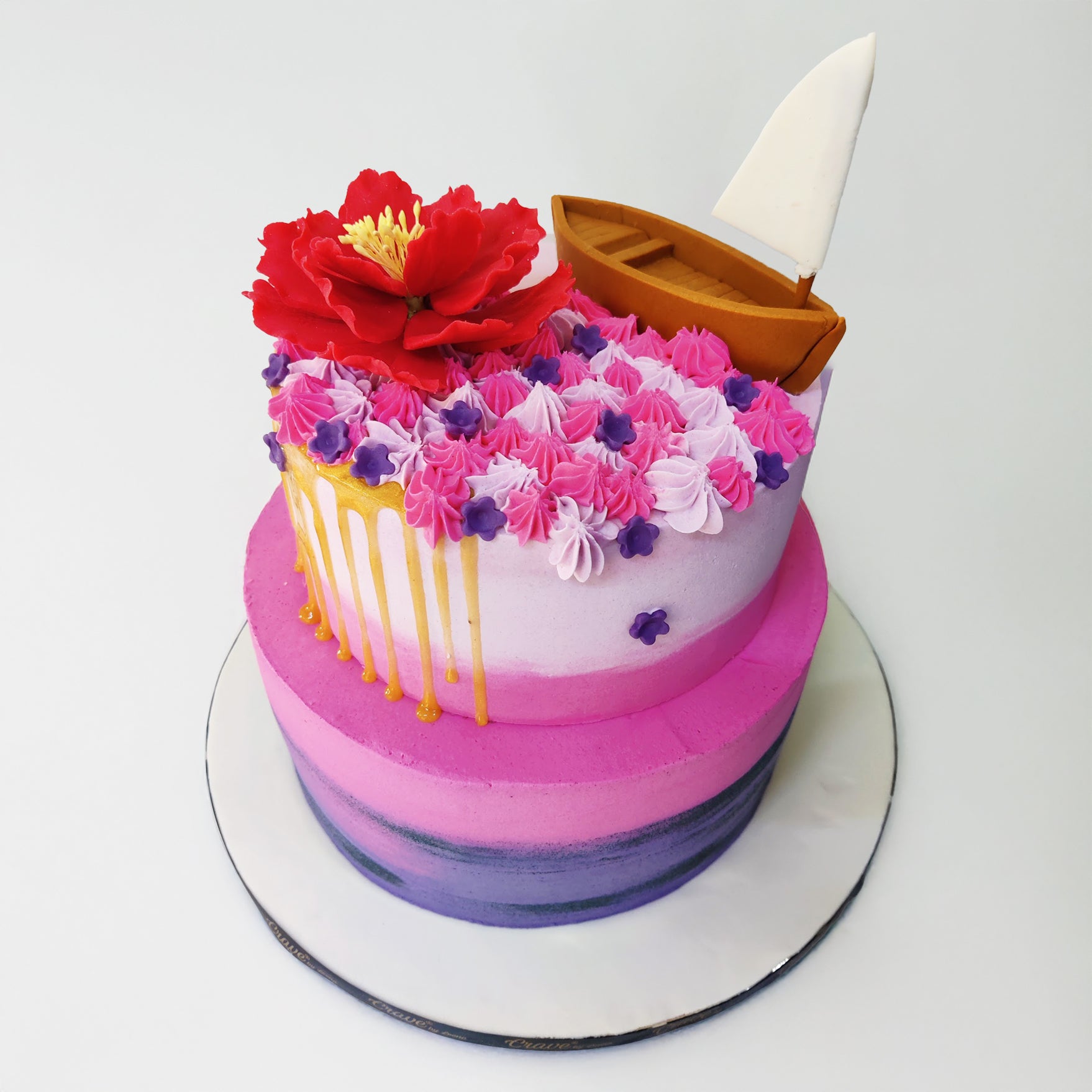 Floral Elegance & Boat - Crave by Leena