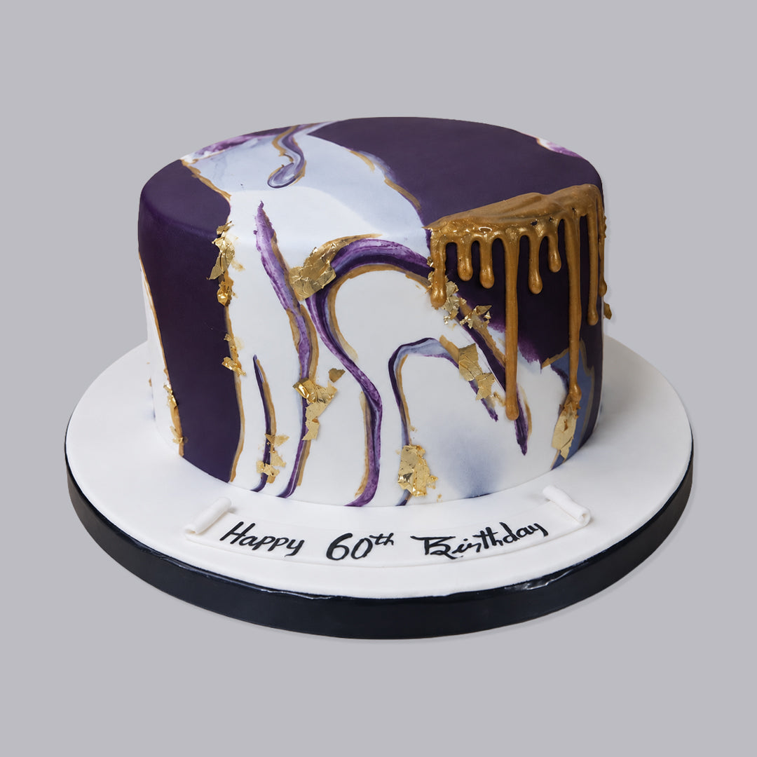 Purple Marble Cake