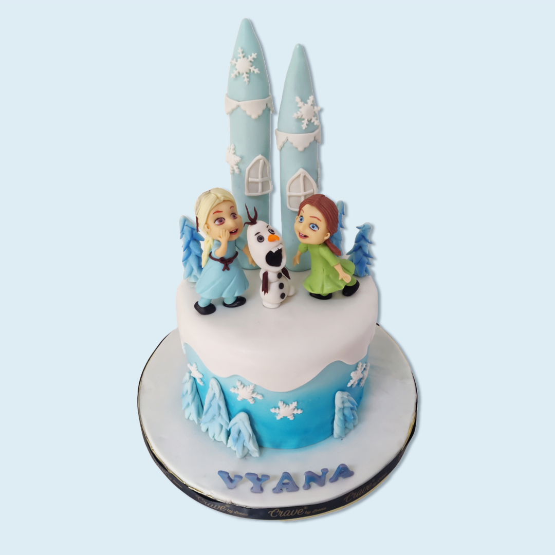 Frozen World cake