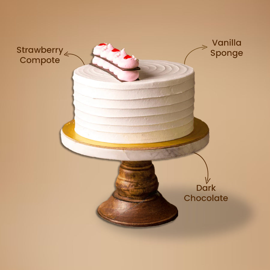 Gluten-Free Strawberries and Cream Cake - Crave by Leena