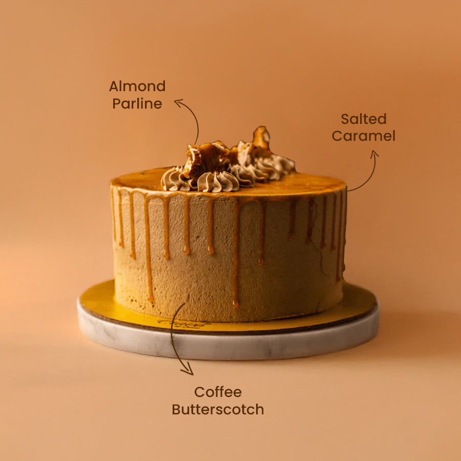 Gluten-Free Coffee Butterscotch Cake - Crave by Leena