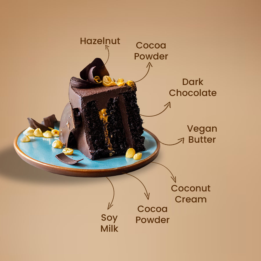 Gluten-Free Chocolate Hazelnut Fudge Cake - Crave by Leena