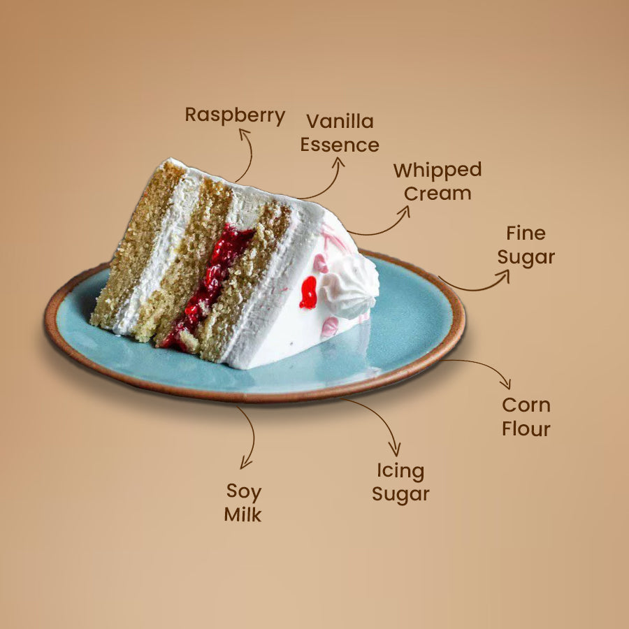 Gluten-Free Raspberries and Cream Cake - Crave by Leena