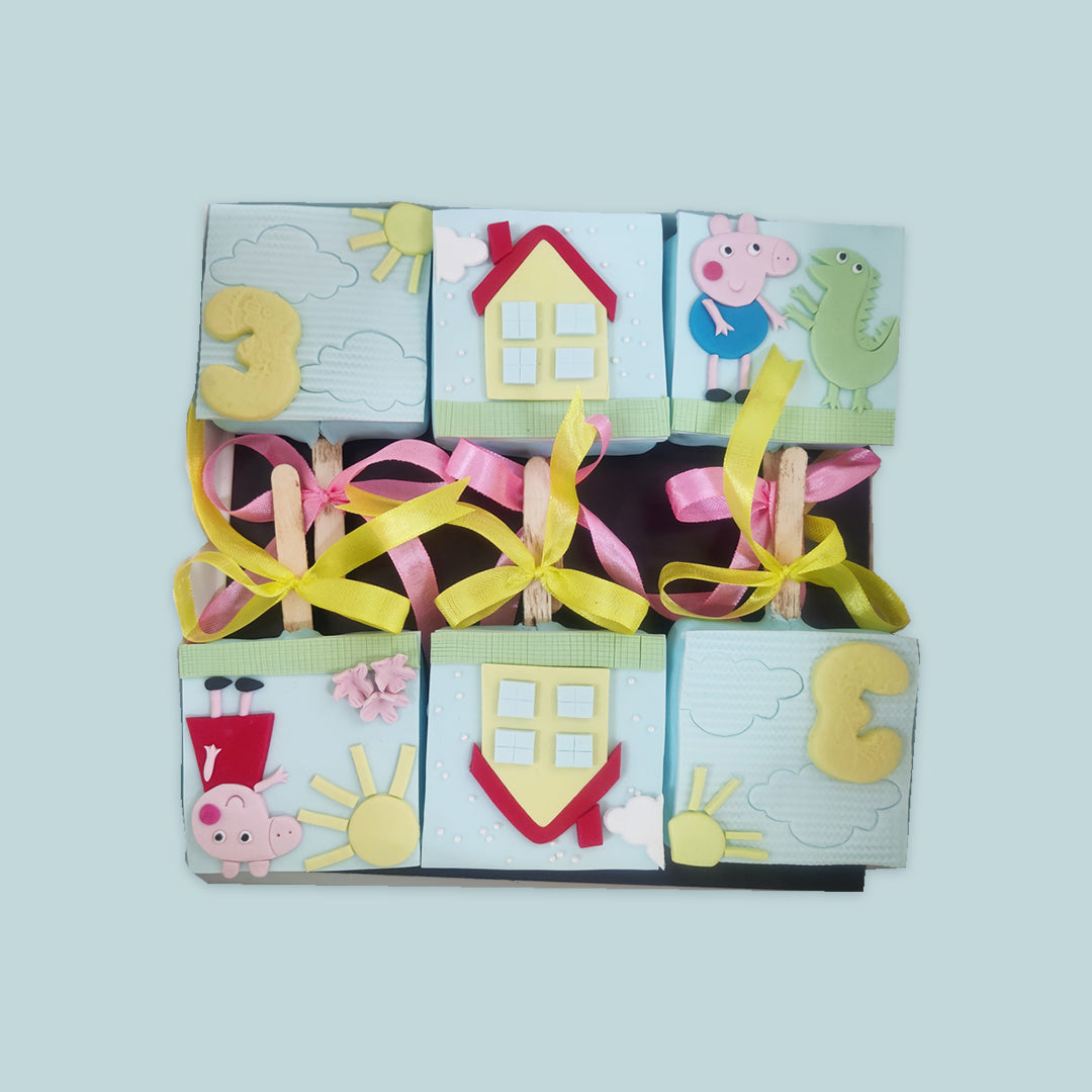 George Pig Square Cakesicles - Crave by Leena