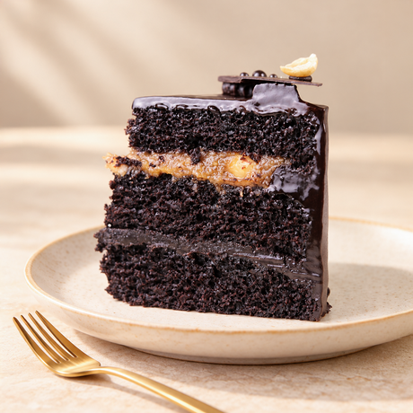 Gluten-Free Chocolate Hazelnut Fudge Cake