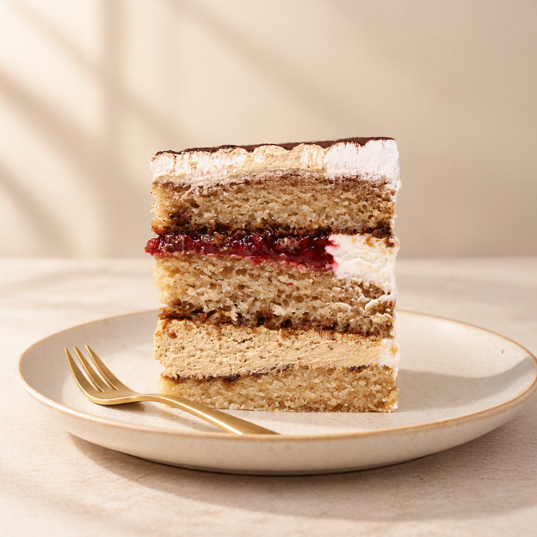 Peta Awarded Gluten-Free Raspberry Tiramisu Cake
