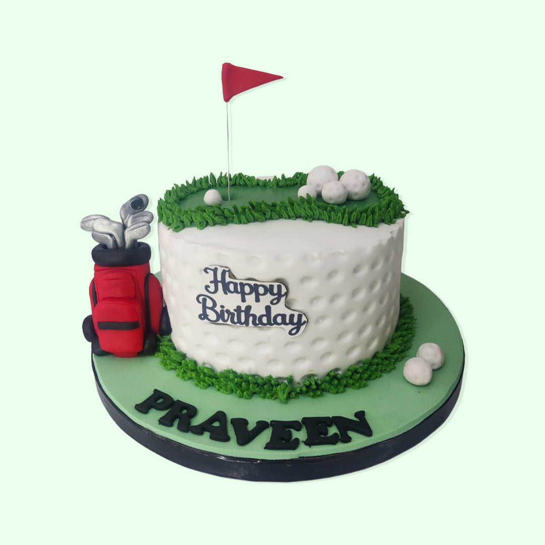 Golf Theme Cake