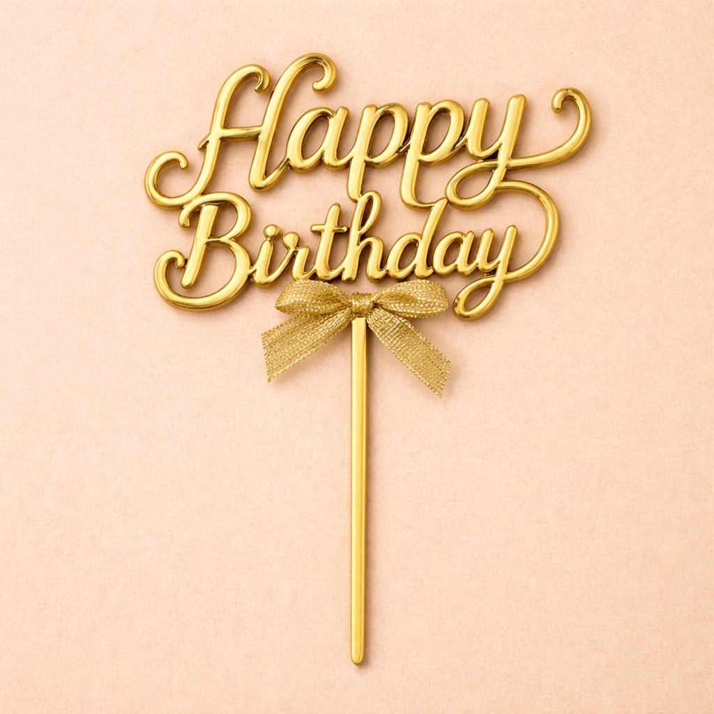 Happy Birthday Cake Toppers - Crave by Leena