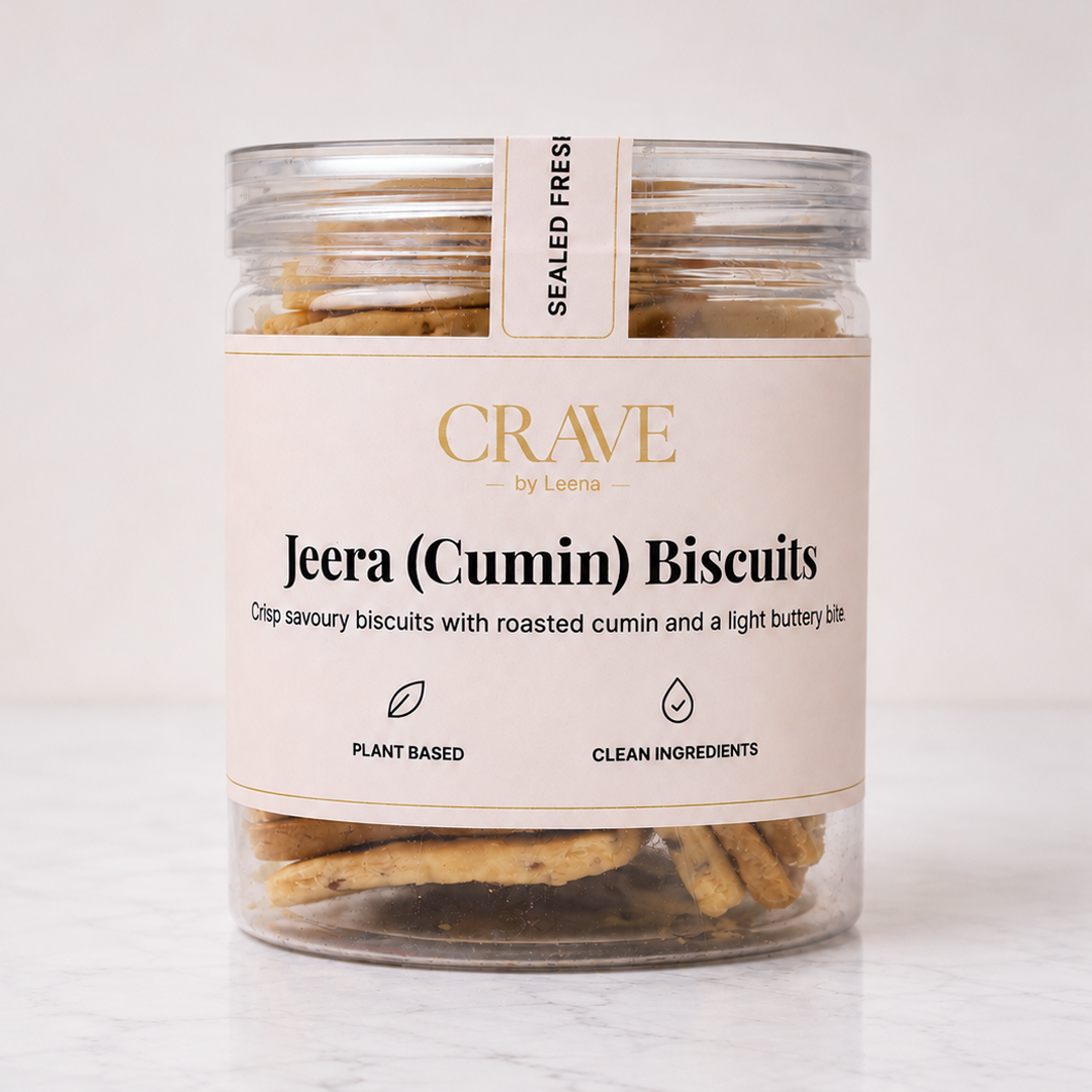Savoury Jeera (Cumin) Biscuits (approx. 200g)