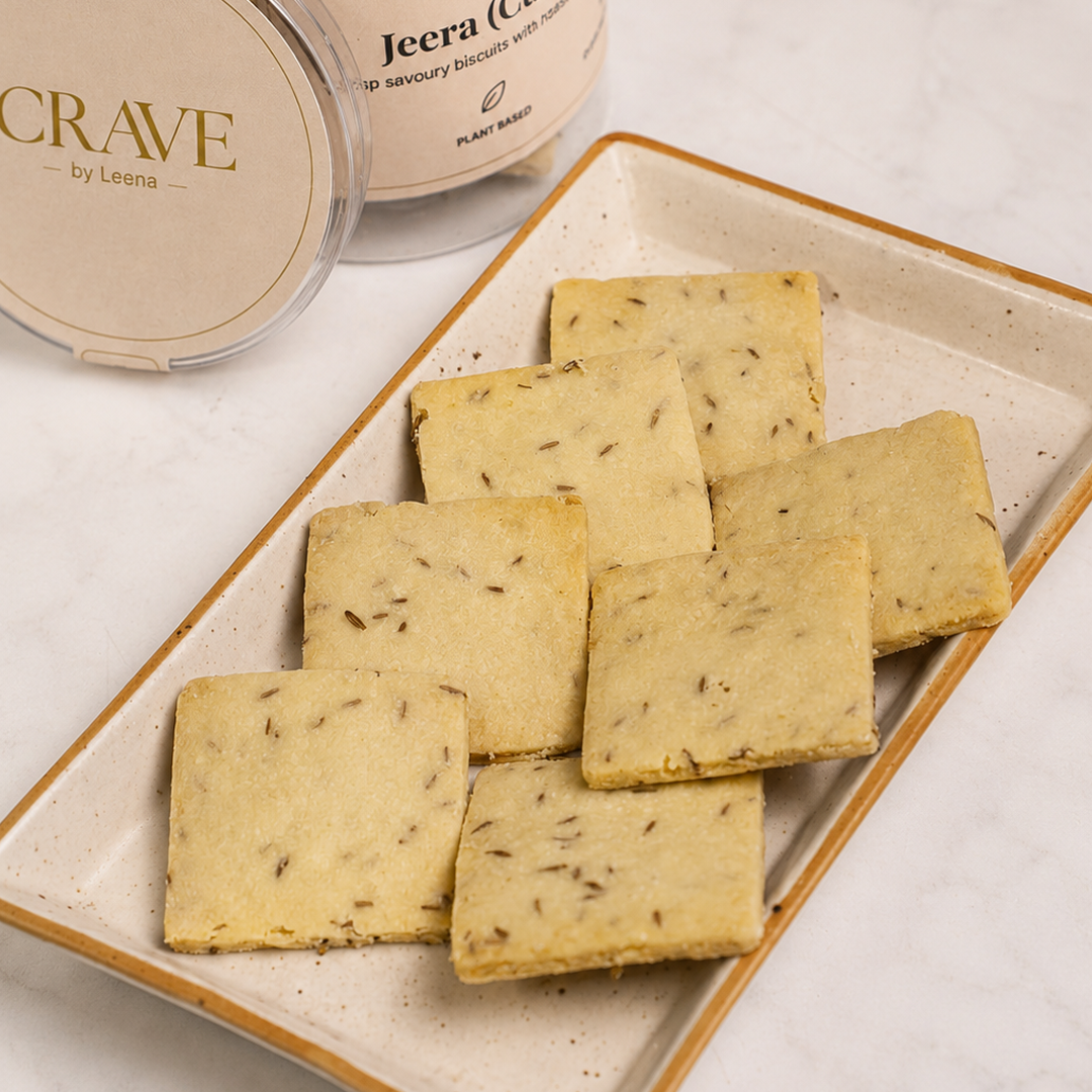 Savoury Jeera (Cumin) Biscuits (approx. 200g)