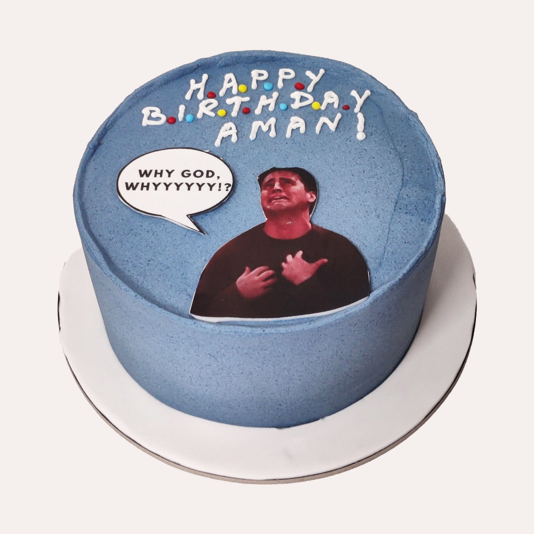 Move Back Meme Joey Special Friends Meme Cake | Vegan Cake Bangalore – Crave by Leena