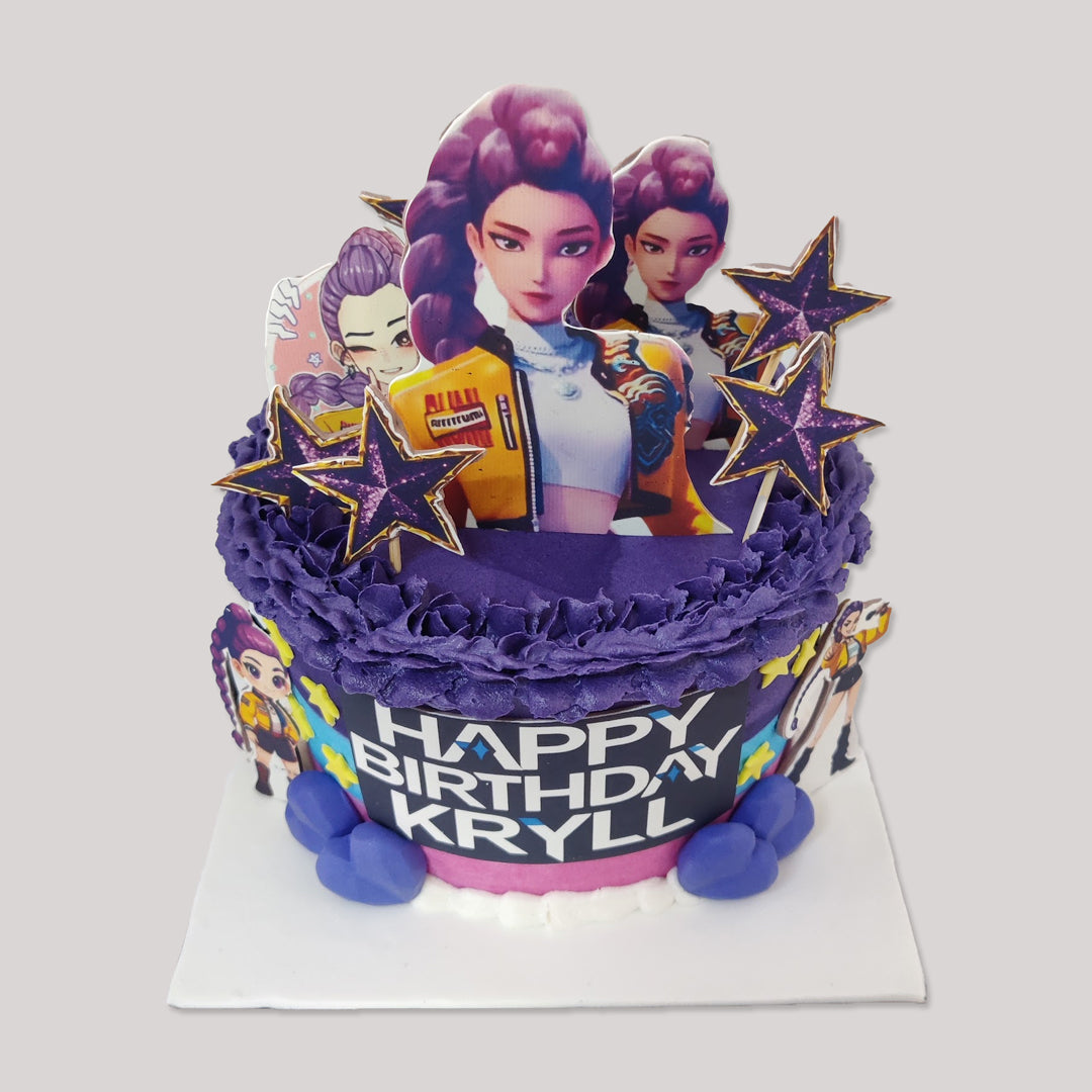 K-Pop Demon Hunter Cake