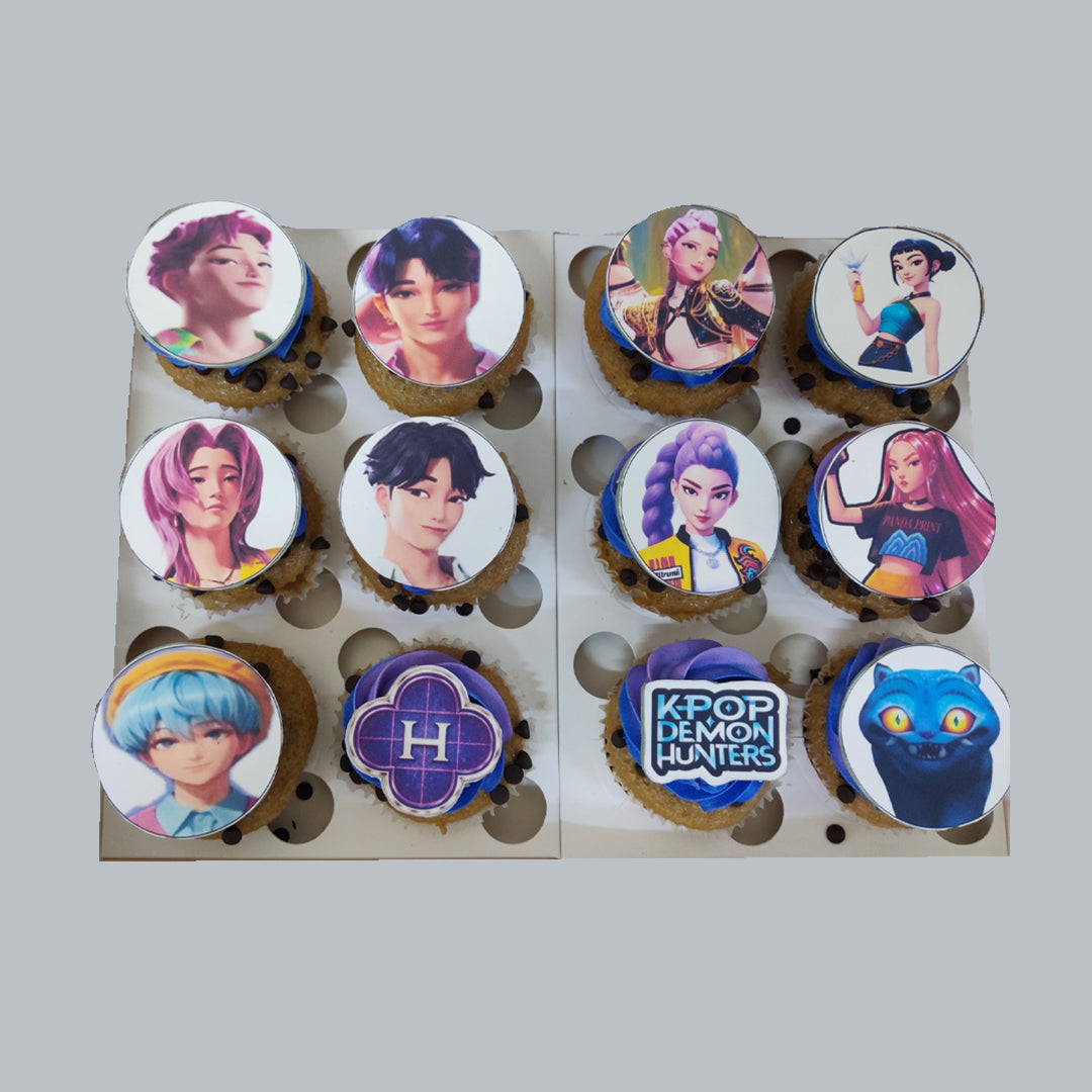 K-pop Demon Hunters Cupcakes