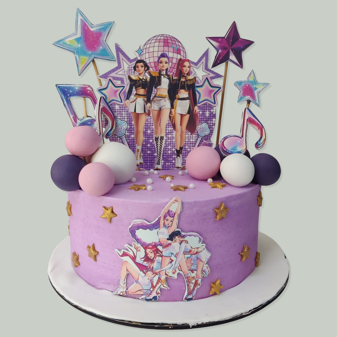 K-pop Huntrix Cake