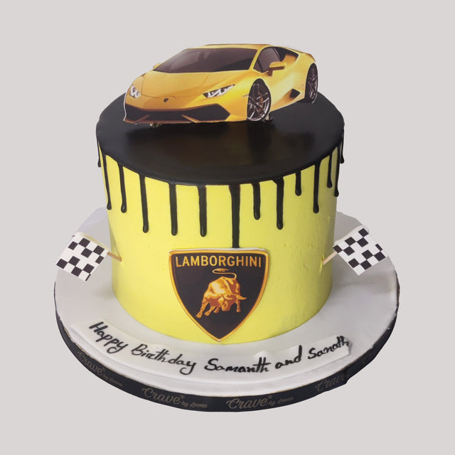 LAMBORGHINI on Cake - Crave by Leena