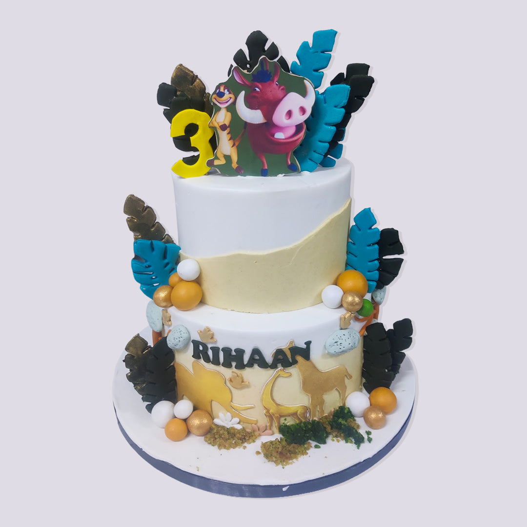 Lion King Family Theme Cake