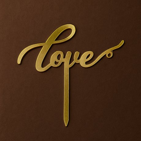 Romantic Celebration Cake Toppers - Crave by Leena