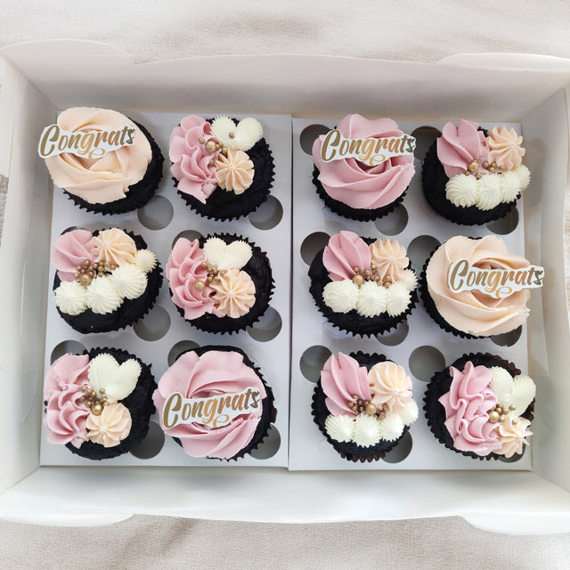 Luxe Floral Cupcakes - Crave by Leena