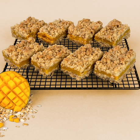 Mango Crumble Bars (box of 8) - Crave by Leena