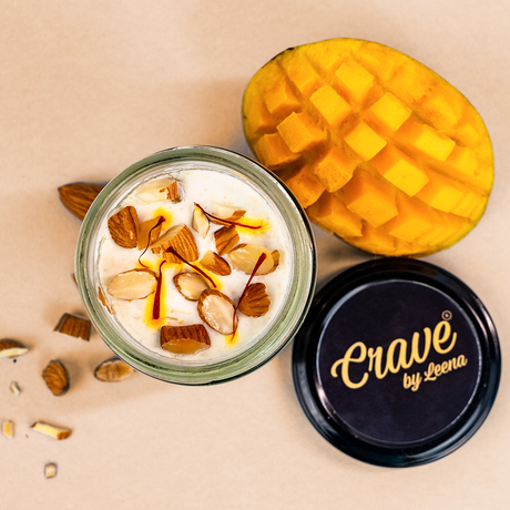 Mango Shrikand Jar (125g) - Crave by Leena
