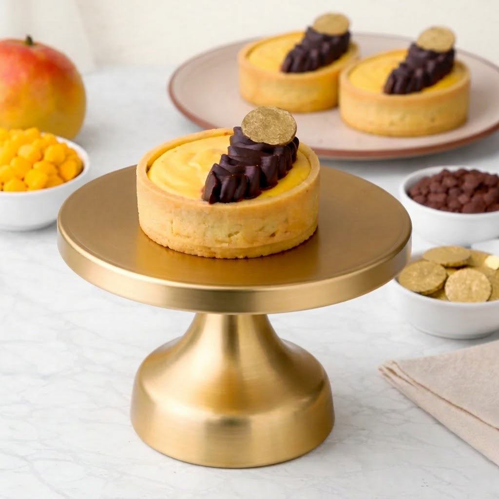 Mango Dark Chocolate Tart (box of 6)