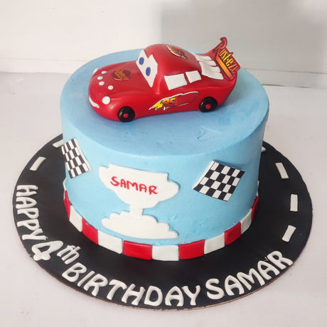 Mcqueen Trophy Cake - Crave by Leena