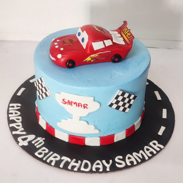 Mcqueen Trophy Cake - Crave by Leena