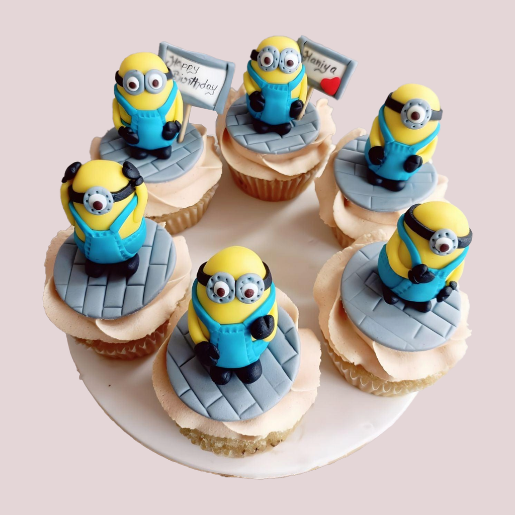 Minion cupcakes - Crave by Leena