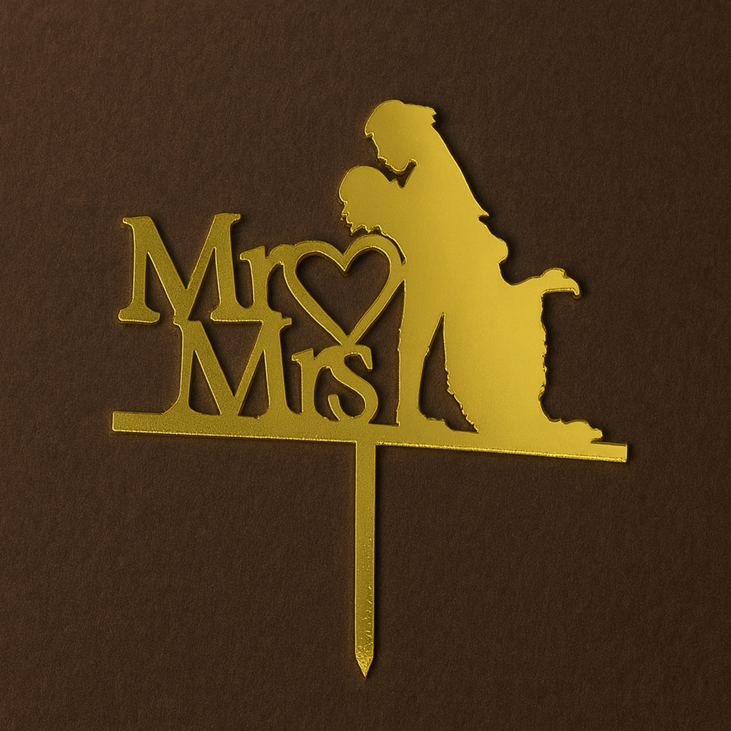 Romantic Celebration Cake Toppers