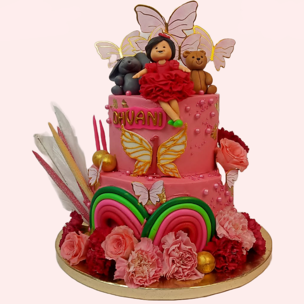 Cake with Butterfly theme - Crave by Leena
