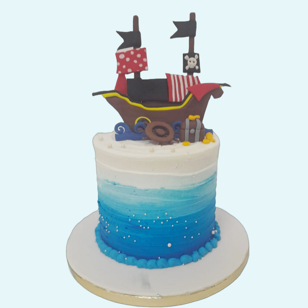 Ombre pirate cake - Crave by Leena
