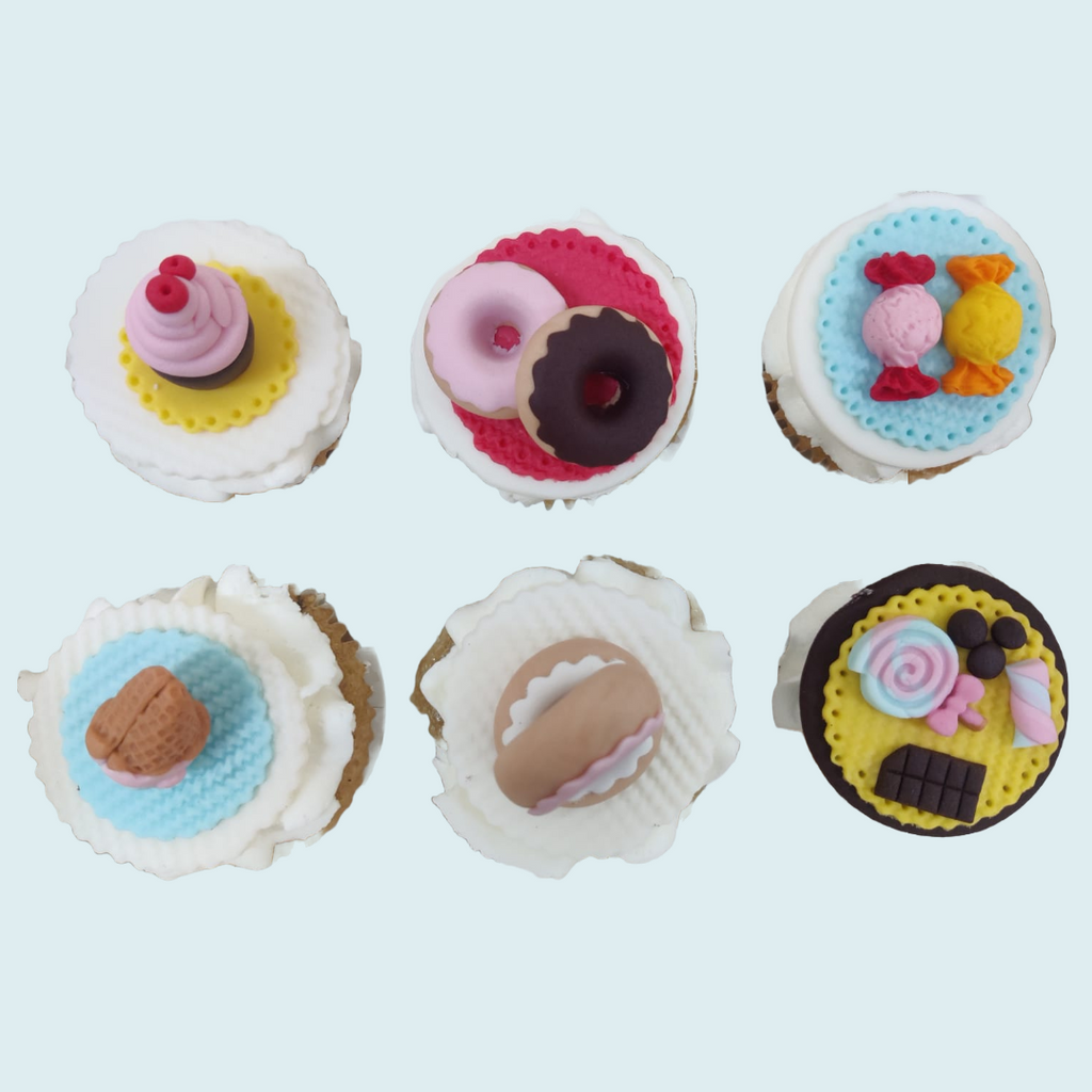 Candy Theme Cupcakes (Box of 6) - Crave by Leena