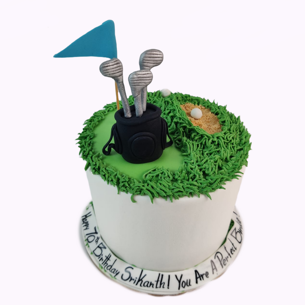 Golf Theme cake - Crave by Leena