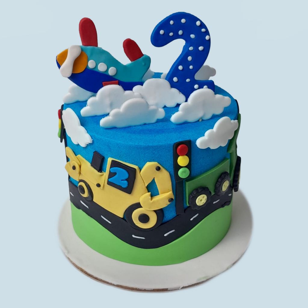 Vehicles cake - Crave by Leena