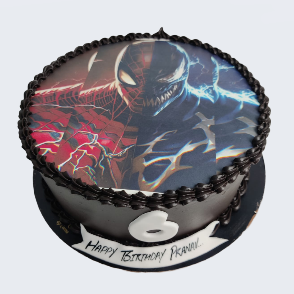 spiderman cake - Crave by Leena