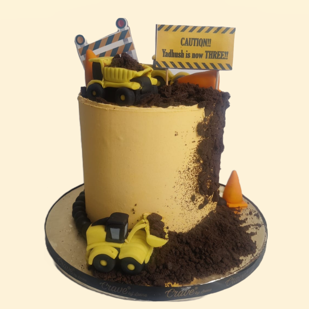 Construction On Cake - Crave by Leena