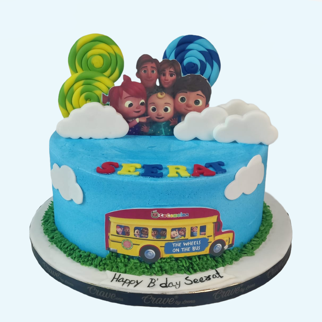 Pineapple Coco Melon in Bus - Crave by Leena