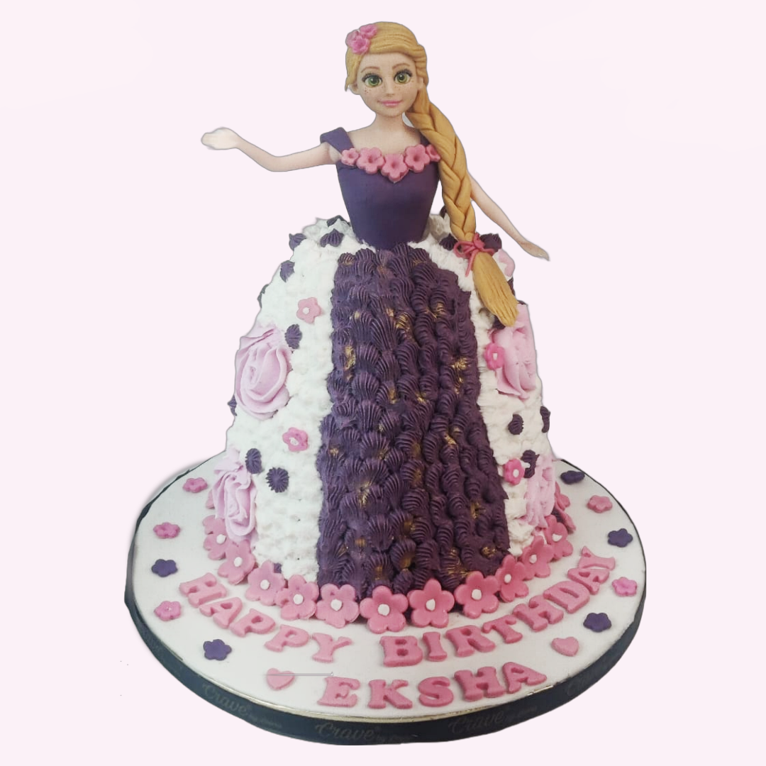 Roses Barbie Doll Cake - Madras Bakery