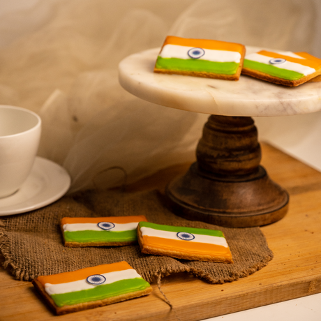 Indian Flag Cookies - Crave by Leena